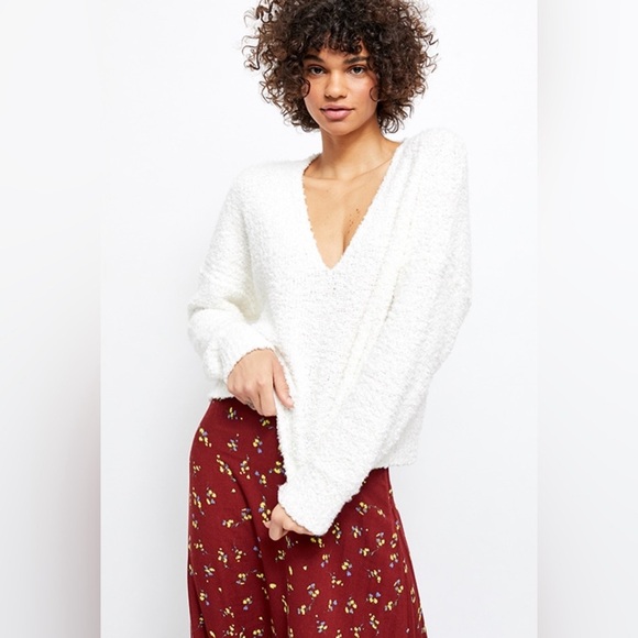 Free People Finders Keepers Sweater - White - Small - Picture 1 of 6